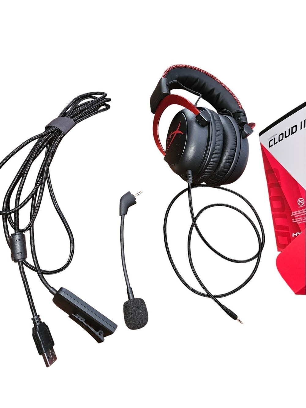 HyperX Cloud II Headset - Black / Red - USED - Mismatched Box
